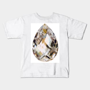 Crystal tear drop Kids T-Shirt